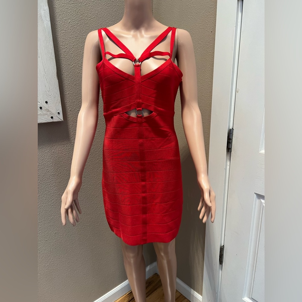 Bebe bodycon bandage dress